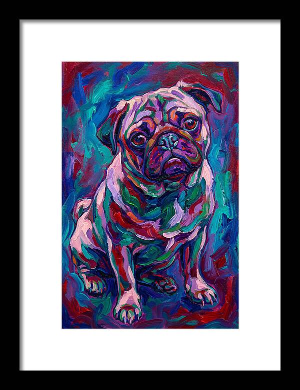 Pug In Vibrant Colors