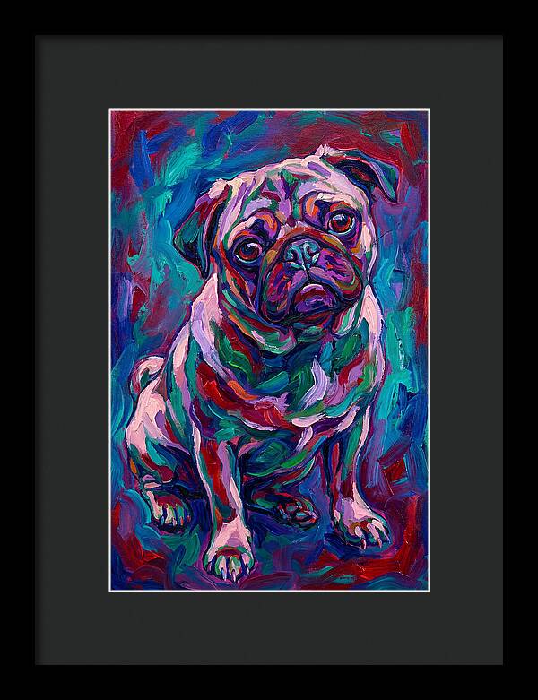 Pug In Vibrant Colors