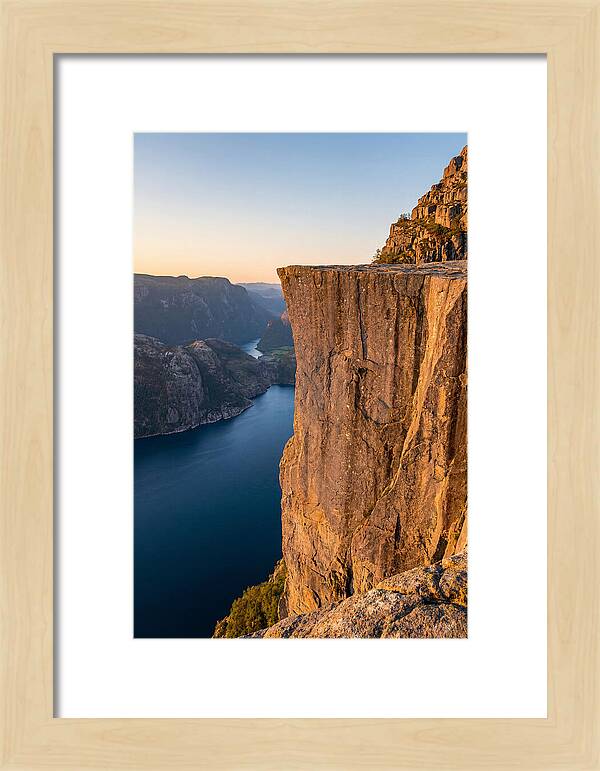 Pulpit Rock At Golden Hour