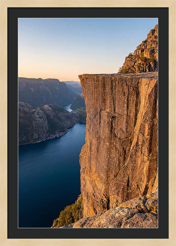 Pulpit Rock At Golden Hour