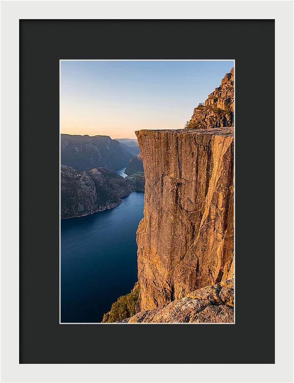 Pulpit Rock At Golden Hour