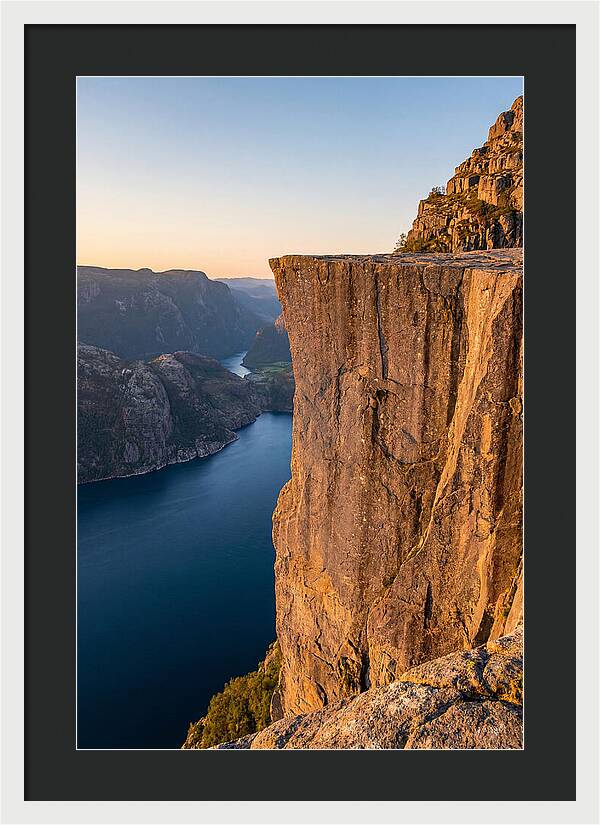 Pulpit Rock At Golden Hour