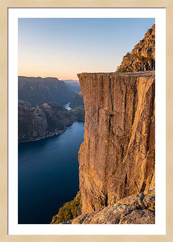 Pulpit Rock At Golden Hour