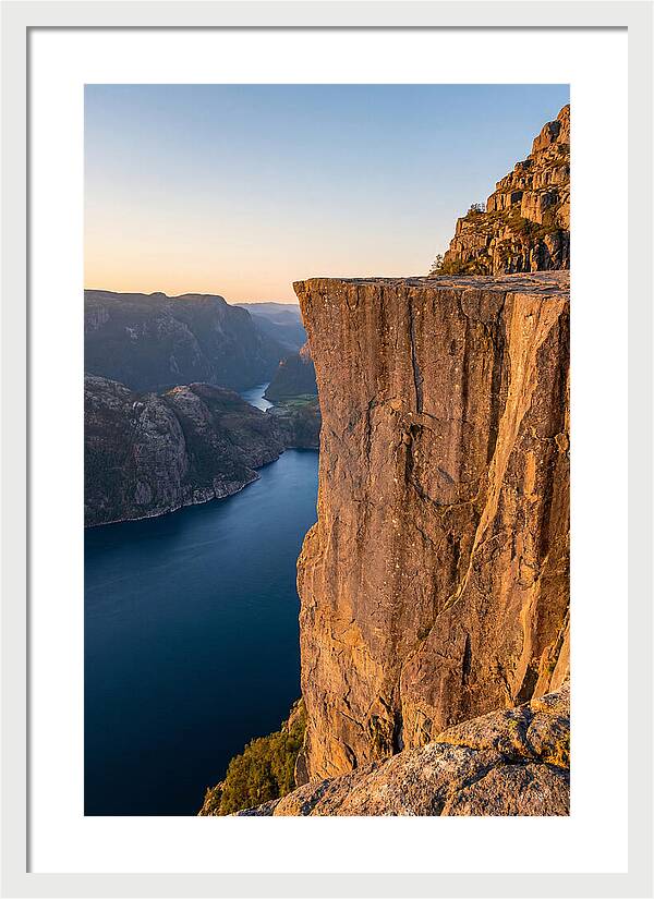 Pulpit Rock At Golden Hour