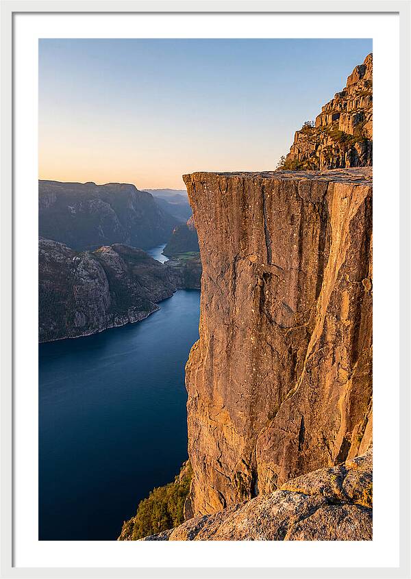 Pulpit Rock At Golden Hour