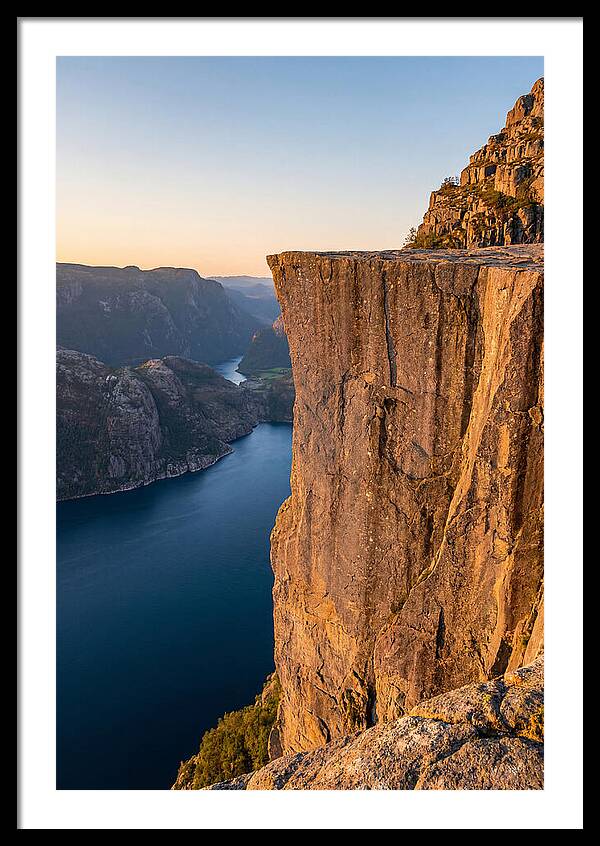 Pulpit Rock At Golden Hour