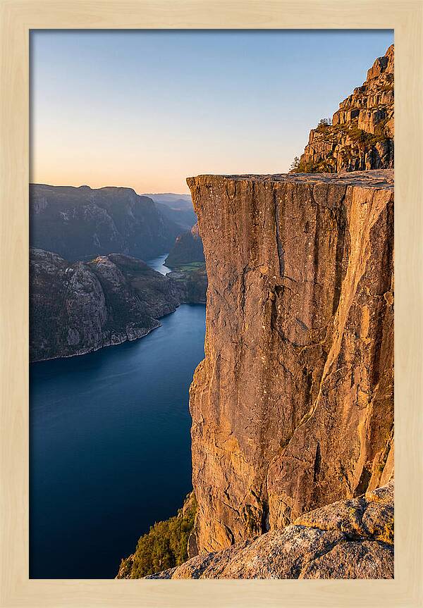 Pulpit Rock At Golden Hour