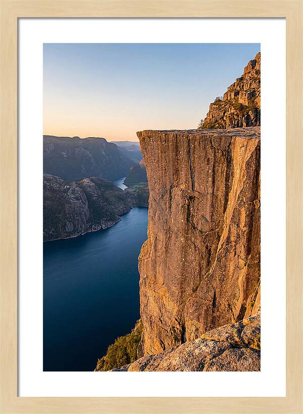Pulpit Rock At Golden Hour