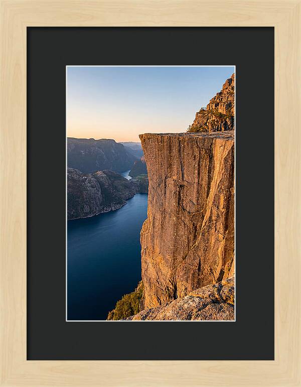 Pulpit Rock At Golden Hour