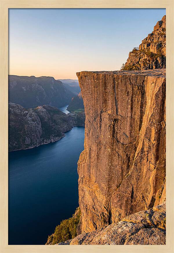 Pulpit Rock At Golden Hour
