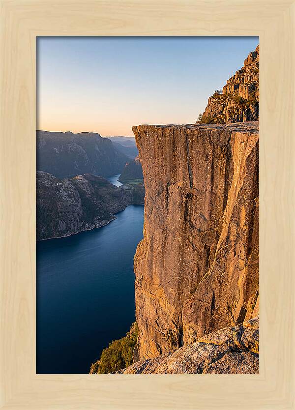 Pulpit Rock At Golden Hour