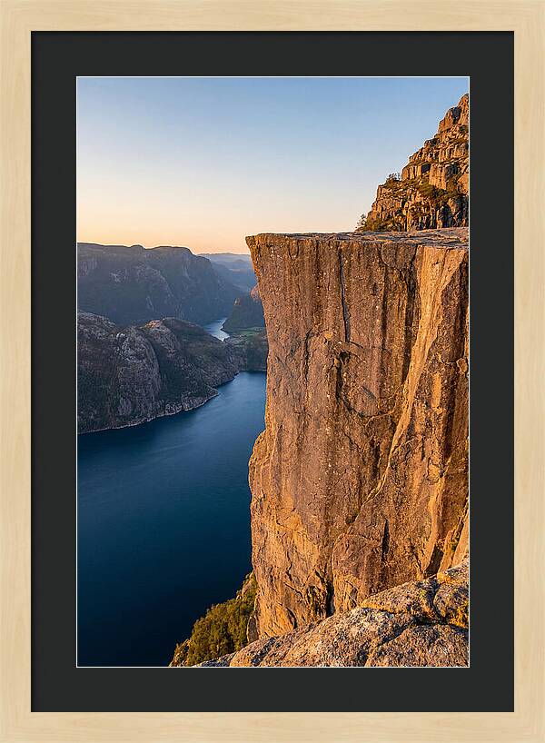 Pulpit Rock At Golden Hour