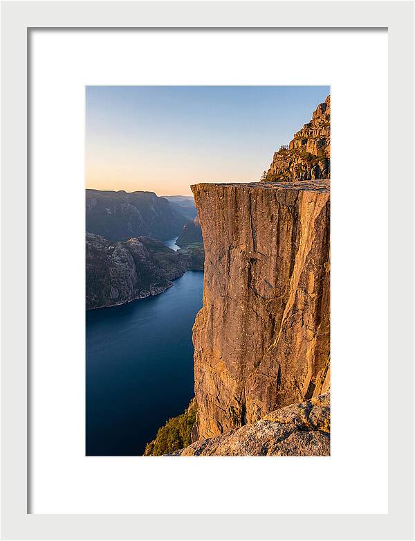 Pulpit Rock At Golden Hour
