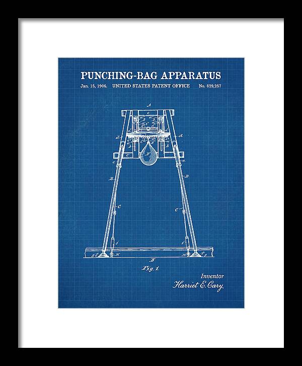Punching Bag Apparatus Blueprint Patent Us829257a