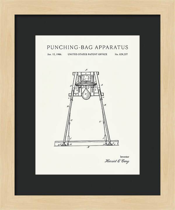 Punching Bag Apparatus Minimalist Patent Us829257a