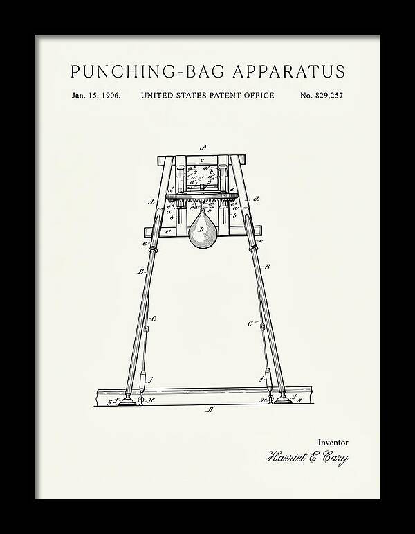 Punching Bag Apparatus Minimalist Patent Us829257a