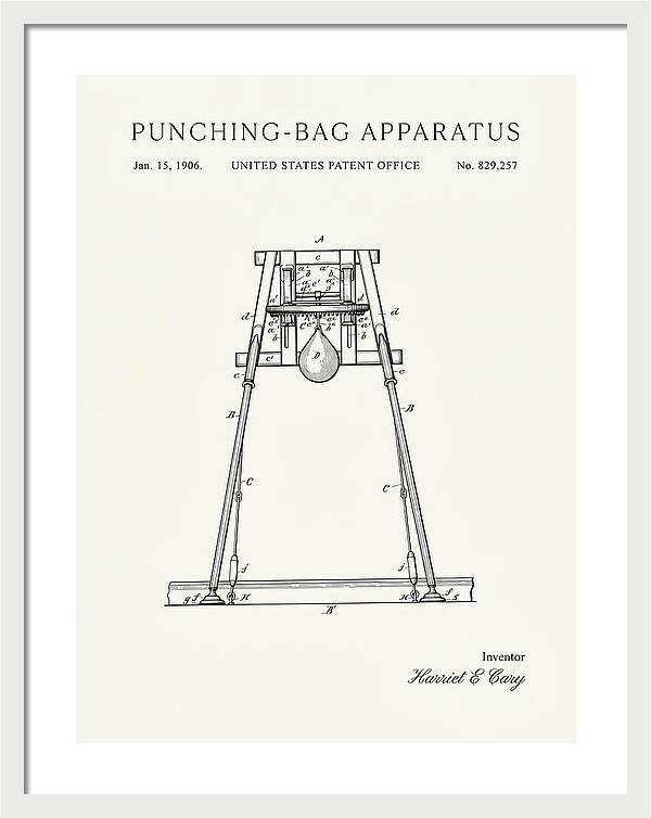 Punching Bag Apparatus Minimalist Patent Us829257a