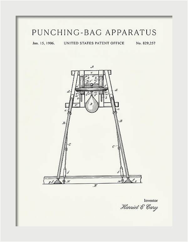 Punching Bag Apparatus Minimalist Patent Us829257a