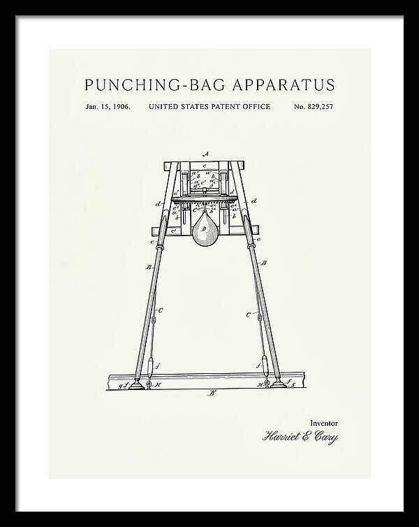 Punching Bag Apparatus Minimalist Patent Us829257a