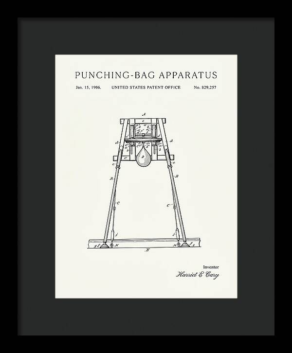 Punching Bag Apparatus Minimalist Patent Us829257a