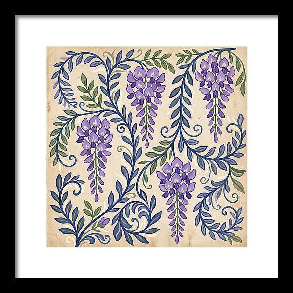 Purple Wisteria Elegance
