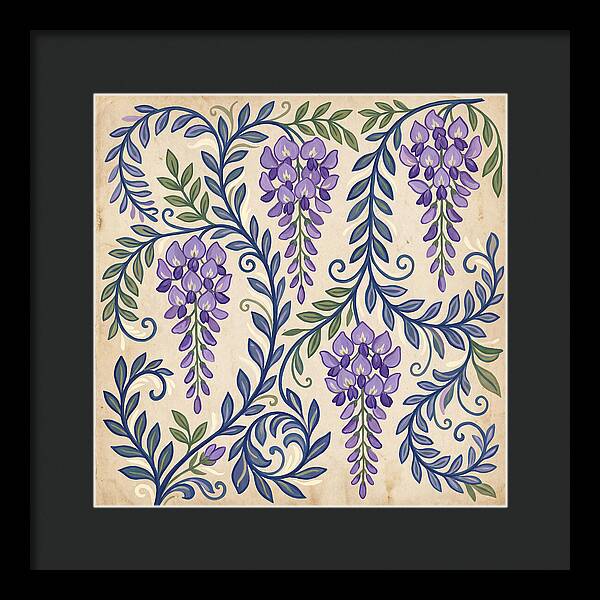 Purple Wisteria Elegance