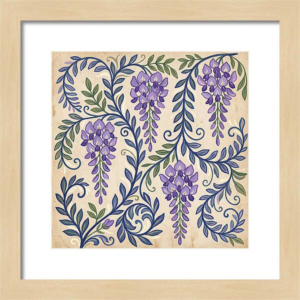Purple Wisteria Elegance