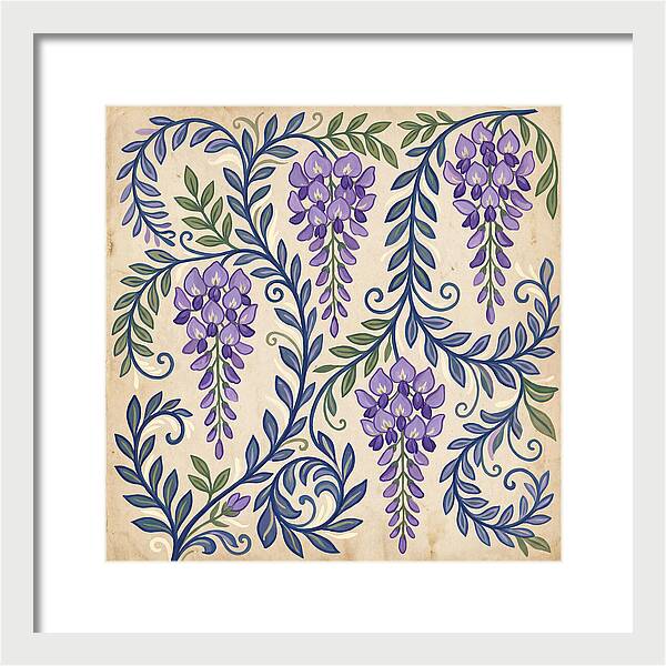 Purple Wisteria Elegance
