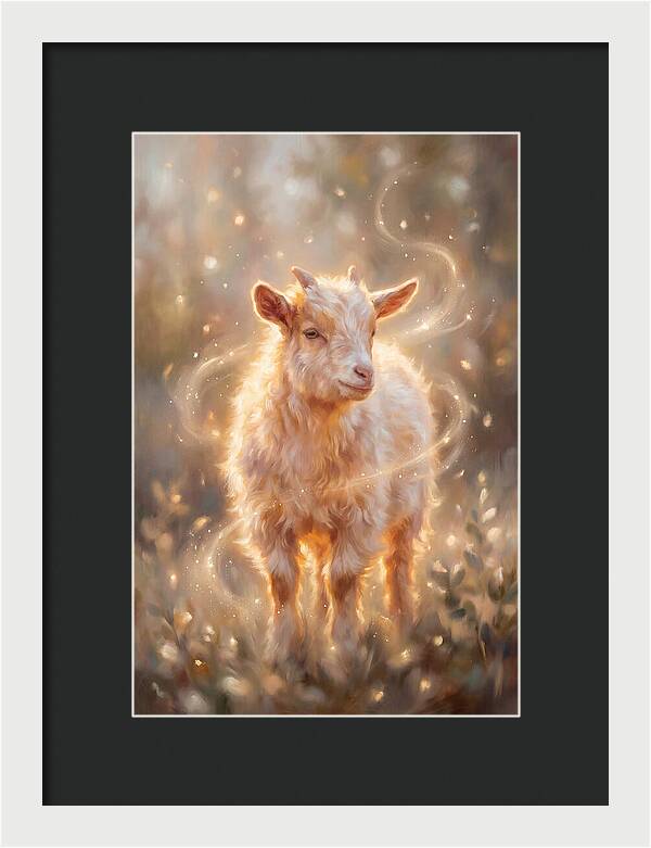 Pygmy Goat In Nature