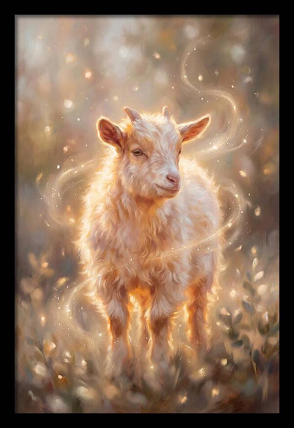 Pygmy Goat In Nature