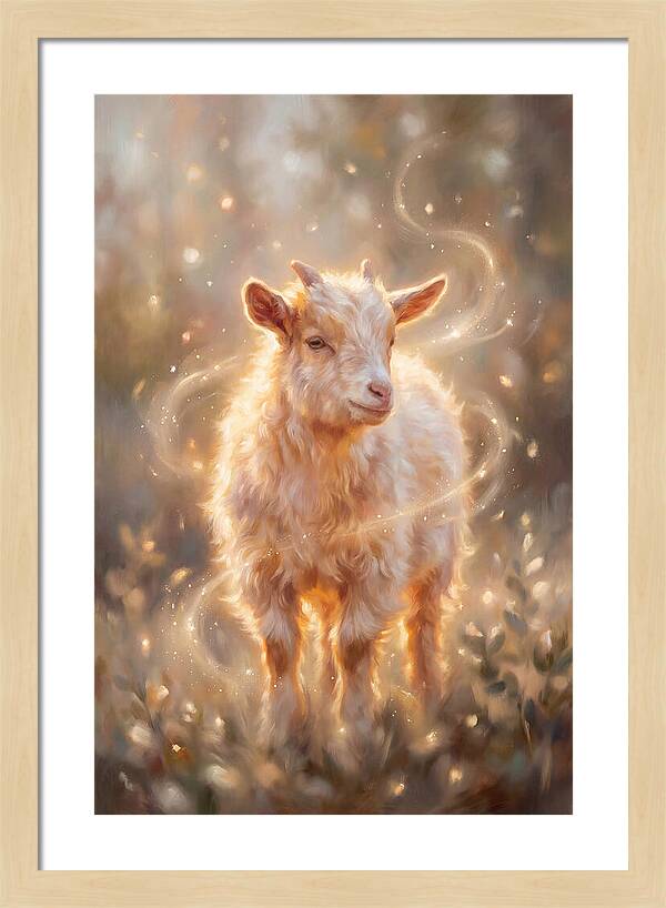 Pygmy Goat In Nature