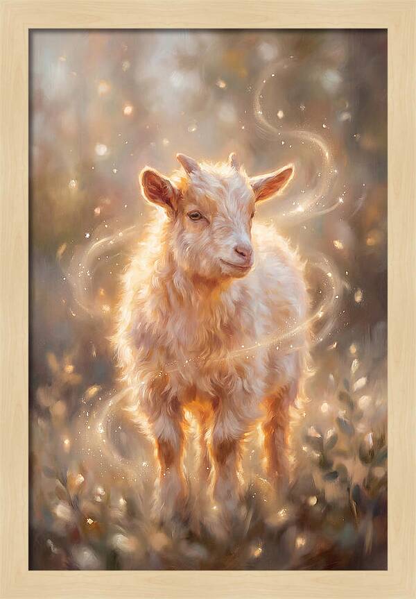 Pygmy Goat In Nature