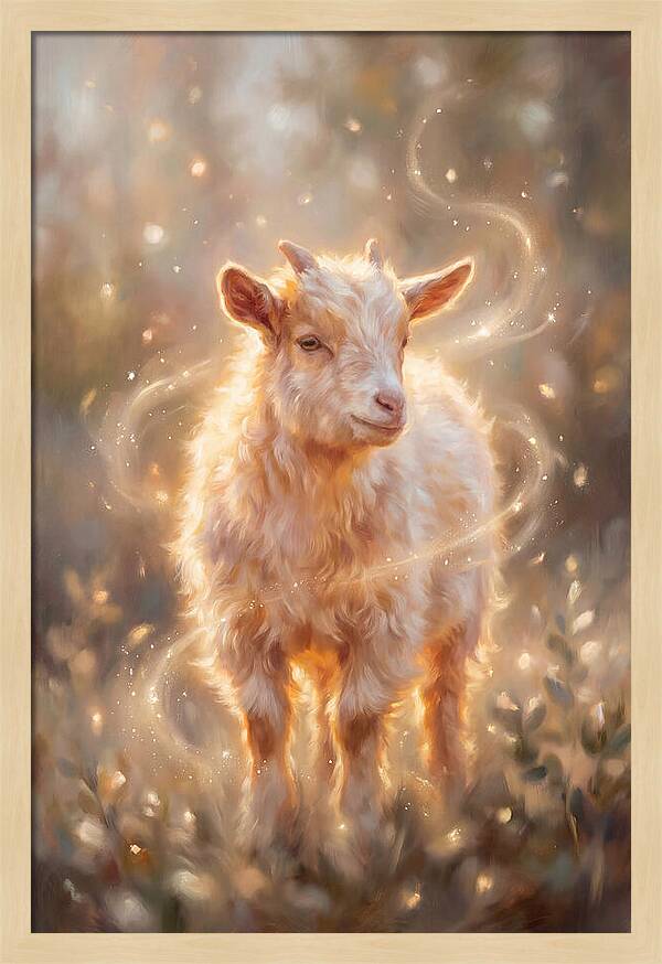 Pygmy Goat In Nature