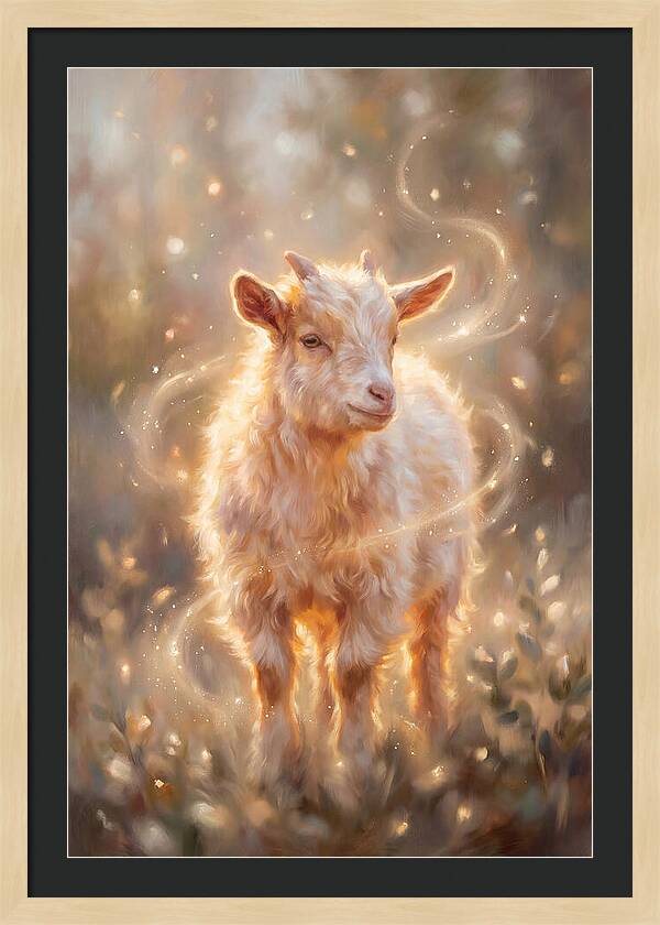 Pygmy Goat In Nature