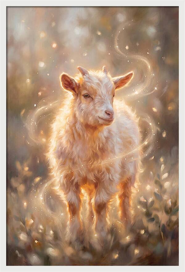 Pygmy Goat In Nature
