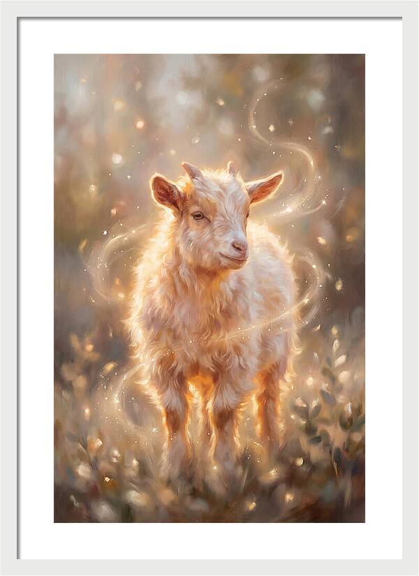 Pygmy Goat In Nature