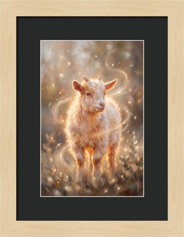Pygmy Goat In Nature