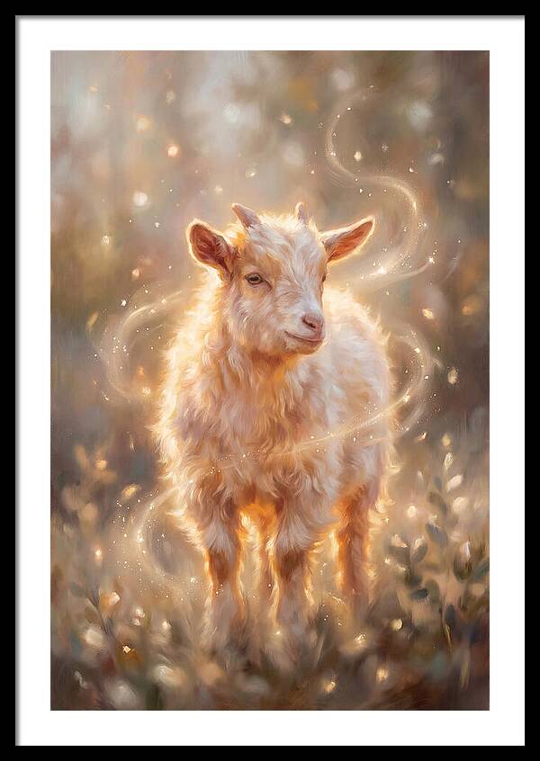 Pygmy Goat In Nature