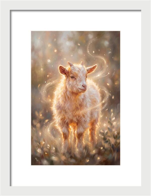 Pygmy Goat In Nature