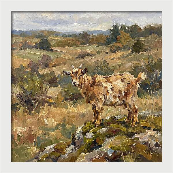 Pygmy Goat In Nature