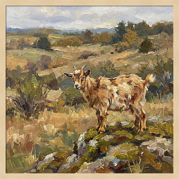 Pygmy Goat In Nature