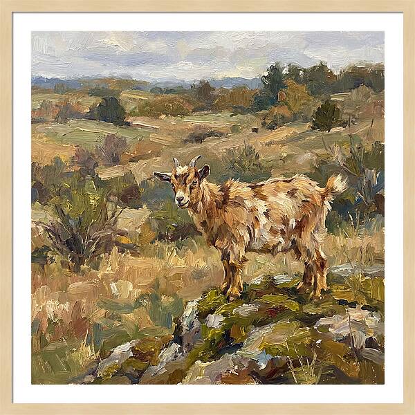 Pygmy Goat In Nature