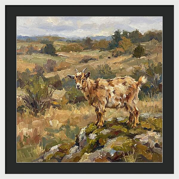 Pygmy Goat In Nature
