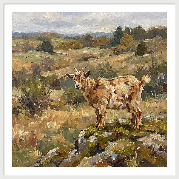 Pygmy Goat In Nature