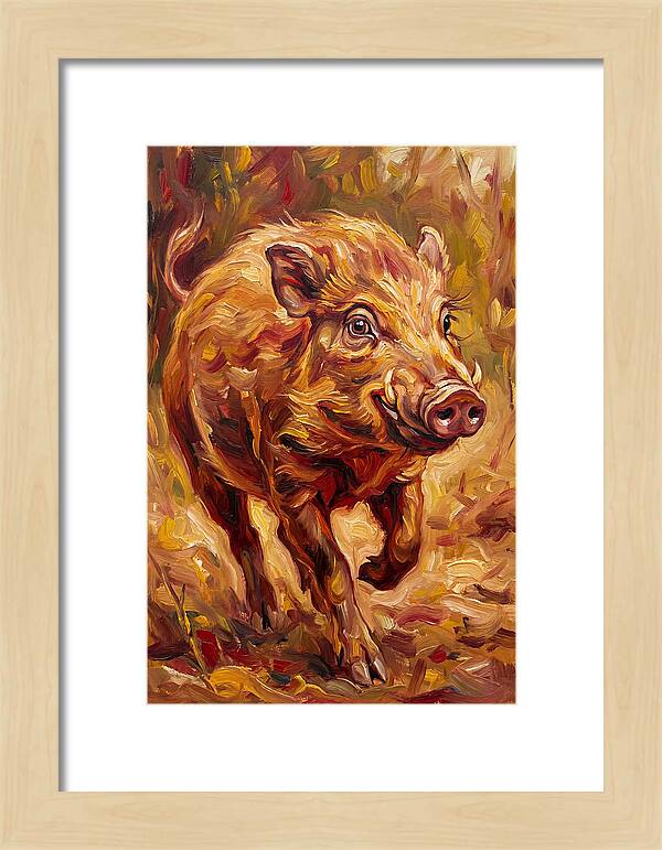 Pygmy Hog In Motion