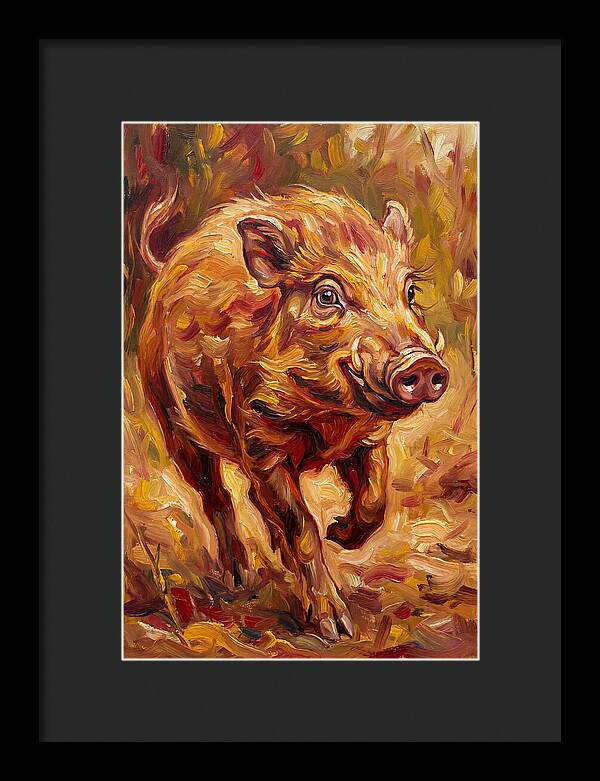 Pygmy Hog In Motion