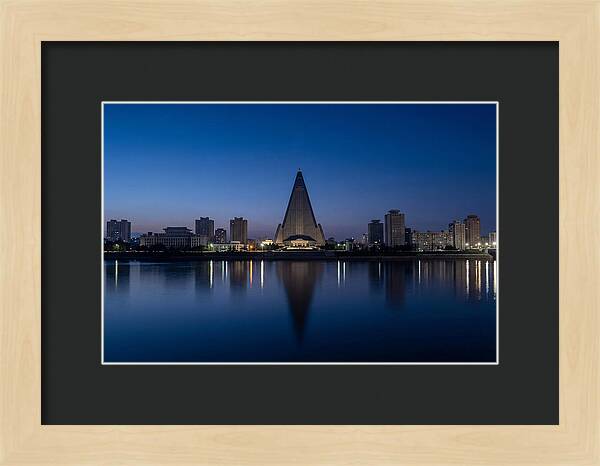 Pyongyang Skyline At Dusk