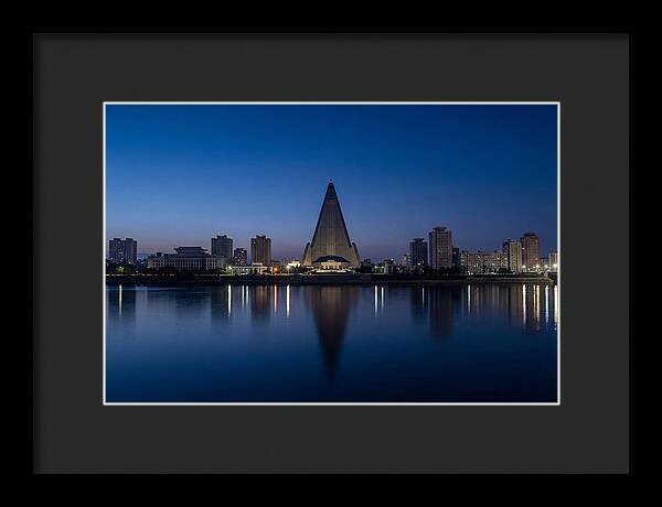 Pyongyang Skyline At Dusk
