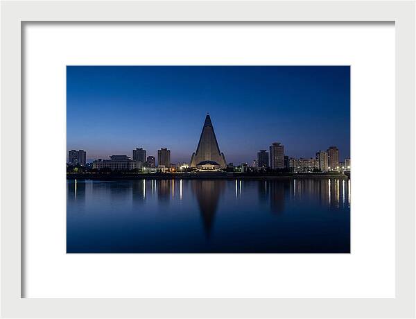 Pyongyang Skyline At Dusk