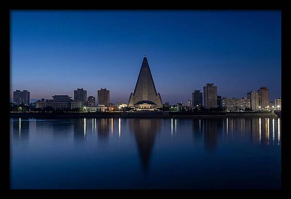 Pyongyang Skyline At Dusk
